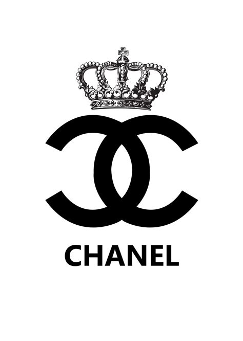 A Chanel Logo With A Crown On Top