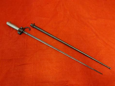 Lebel Cruciform Bayonet In Scabbard Antique Armoury
