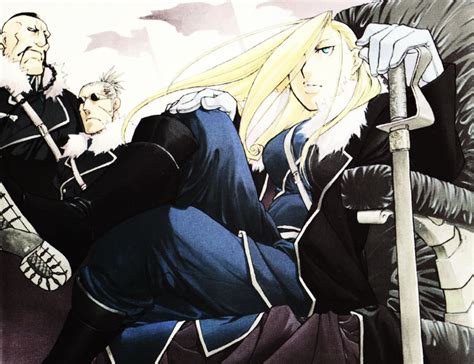 Buccaneer Miles And Olivier Mira Armstrong Fullmetal Alchemist Brotherhood Anime Photo