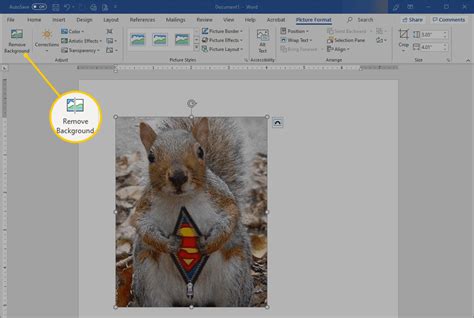 How To Remove Image Fill Or Backgrounds In Microsoft Word