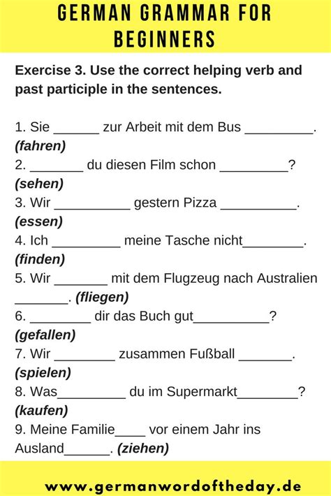 German For Beginners German Language Printable German Downloads
