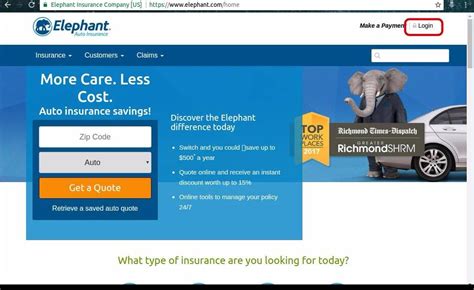 Elephant car insurance quotes for 2021, discounts, 3222+ reviews. Elephant Insurance Quote Ideas elephant insurance login ...