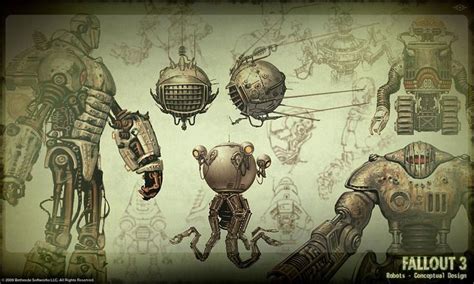 The Fallout Series Of Games Features Many Different Kinds Of Robots