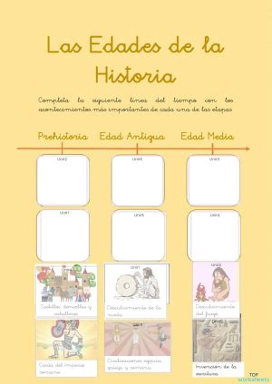 Edades De La Historia Ficha Interactiva Topworksheets The Best Porn Website