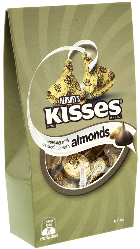 Every person's situation is unique to his/her own allergen concerns. Hershey's Extra Creamy Kisses with Almonds 108g | at ...