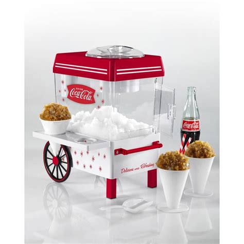 Nostalgia Coca Cola Red Snow Cone Maker At