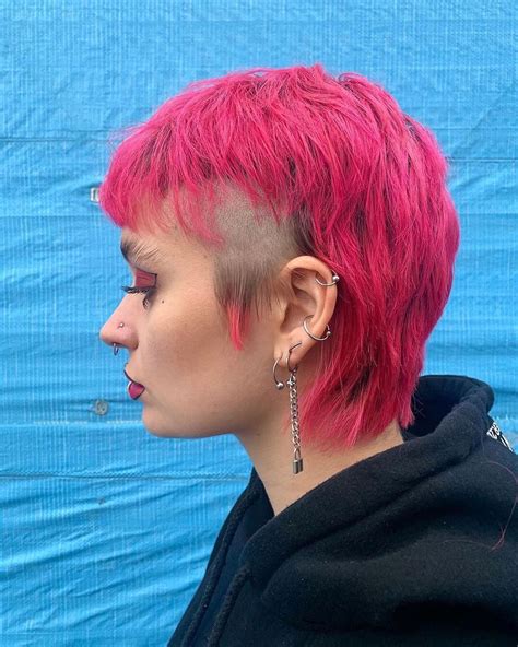 United By Short Hair On Instagram Hot Pink Lived In Mullets Make Me