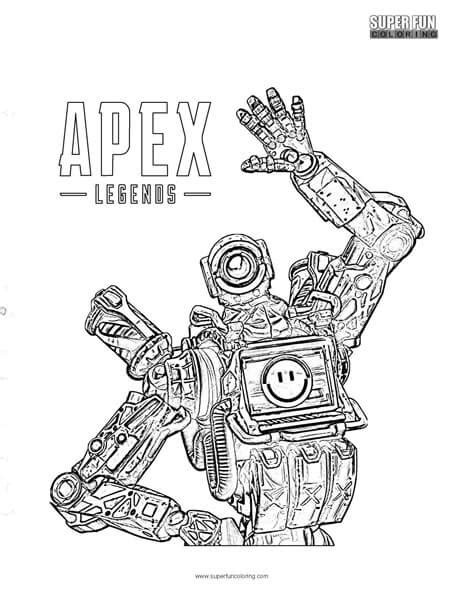 Apex Legends Coloring Page Super Fun Coloring