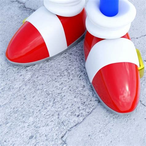 Sonic Shoes 3d Model