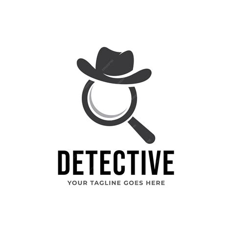 Premium Vector Detective Logo Design Vector Template