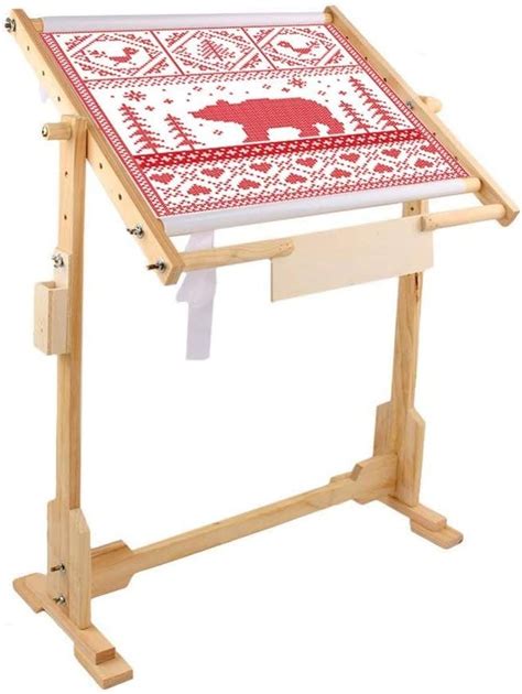 Cross Stitch Floor Support Frame Stand For Cross Stitch Embroidery