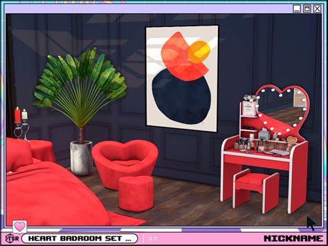 The Sims Resource Heart Badroom Set