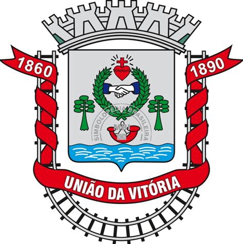 Brasão e Bandeira da Cidade de União da Vitória PR mbi com br