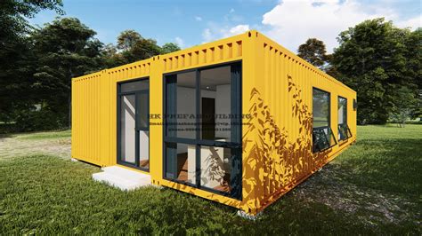 China 3 Unites 40ft Hq Modular Prefabricated Shipping Container House