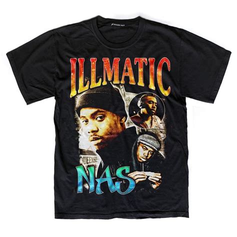 Nas Illmatic T Shirt Vintage Rap Tees Vintage Rap T Shirts Vintage