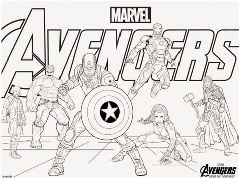 Kumpulan Mewarnai Gambar Avengers Lengkap Dan Keren 5minvideoid
