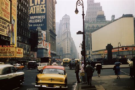 47th Street New York 1957 Photograph By Roger Wilkerson The