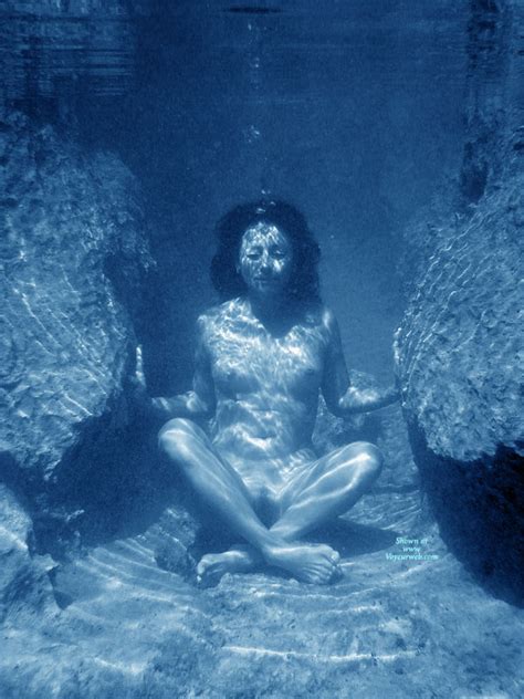 Woman In Yoga Pose At Bottom Of The Water June Voyeur Web