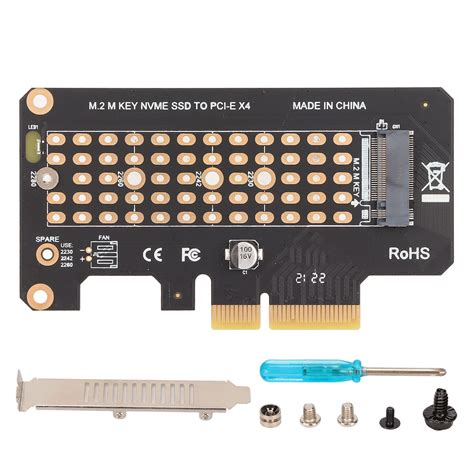 Buy M2 To Pci‑e30 Riser Card Ph41‑x4‑a Full Height Bezel Nvme M2 To