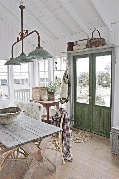 Swedish Farmhouse Style Rustic Home Design Farmhouse Dining Room