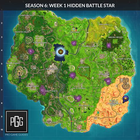Fortnite Season 6 Week 1 Challenges List Cheat Sheet Locations And Solutions Pro Game Guides