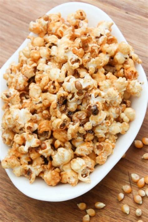 Sweet Honey Popcorn Recipe Cakies Recept Recepten Popcorn