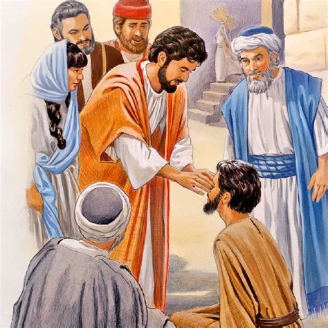 Jesus Heals A Man Born Blind Images And Photos Finder