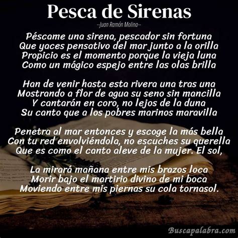 Poema Pesca De Sirenas De Juan Ramón Molina Análisis Del Poema