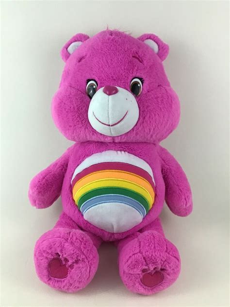 Care Bears Jumbo Cheer Bear Rainbow 20 Plush Stuffed Toy Teddy Bear