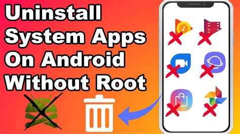 How To Uninstall System Apps On Android Without Root Youtube