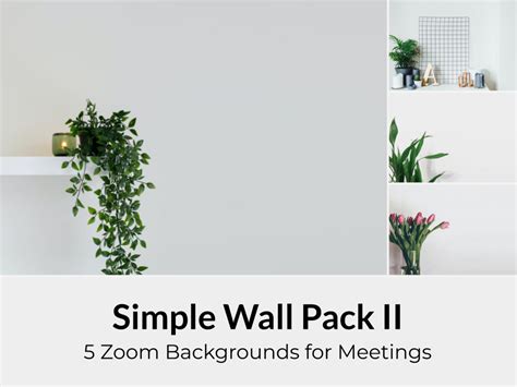 Simple Wall Zoom Background Office Pack Ii For Virtual Etsy Sweden