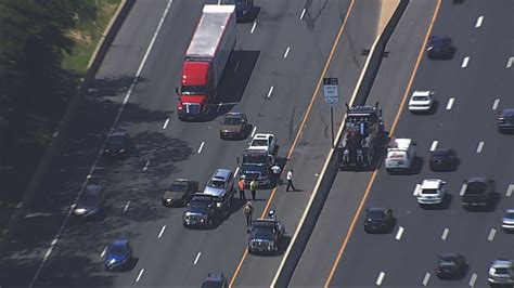 2 Cars Flip In Crash On Southbound I 270 At Md 124 In Gaithersburg Wjla