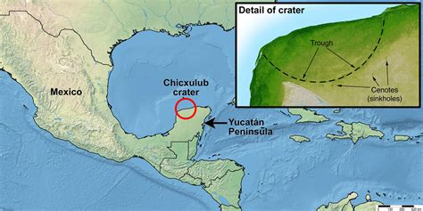 Chicxulub Crater Location