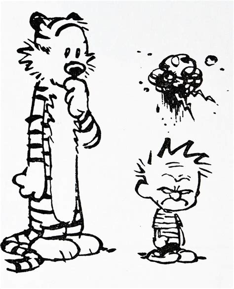Calvin And Hobbes Black And White