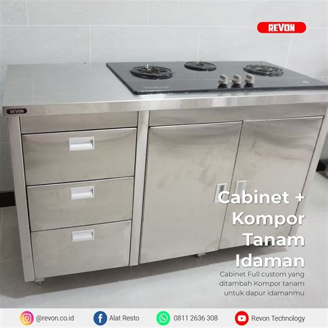 Desain Dapur Kompor Tanam Modern Penuh Gaya Dan Minim