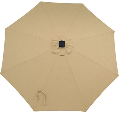 Buy 9ft Solar Patio Umbrella Led Lighted Outdoor Sunbrella Market Table