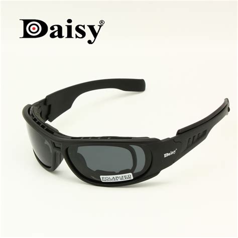 Αγορά Άνδρες S γυαλιά Daisy C6 Polarized Ballstic Army Sunglasses Military Goggles Rx Insert
