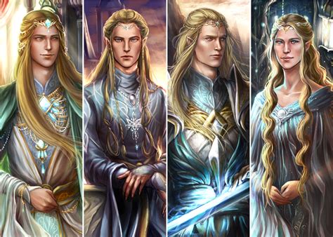 The House Of Finarfin Finrod Angrod Aegnor Galadriel Tolkien