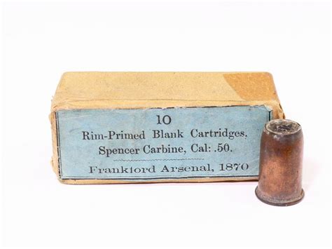 Us Spencer Carbine 50 Cal Blank Ammunition Fa 1870 3069