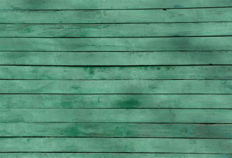 Wood Pine Plank Green Texture For Background Stock Photo