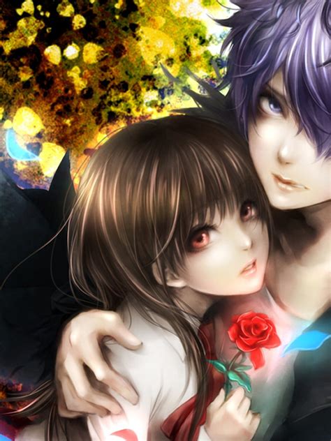 Download 1536x2048 Anime Couple Semi Realistic Hug