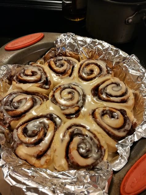 My Husband Made Cinnamon Rolls From Scratch For The First Time Rbaking