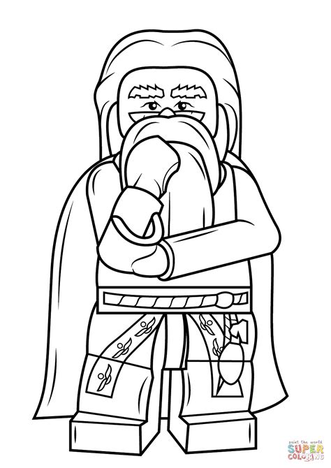 We hope that, with these pages, you will be able to find peace of mind. Lego Albus Dumbledore coloring page | Free Printable ...