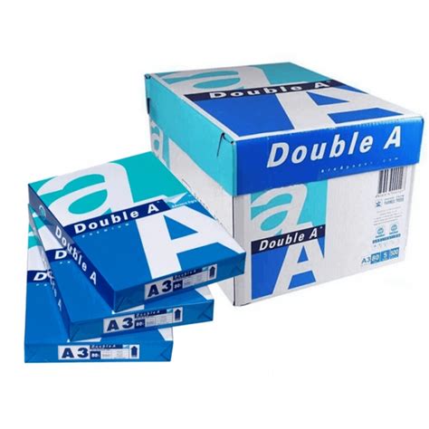 Double A A3 Photocopy Papers 80 Gsm 500 Sheets White Pack Of 5