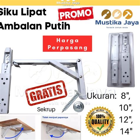 Jual Produk Premium Siku Meja Lipat Dinding Per Engsel Ambalan Rak