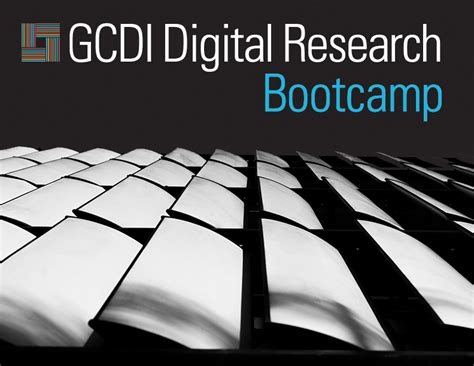 Save The Date Gcdi Digital Research Bootcamp Gc Digital Fellows
