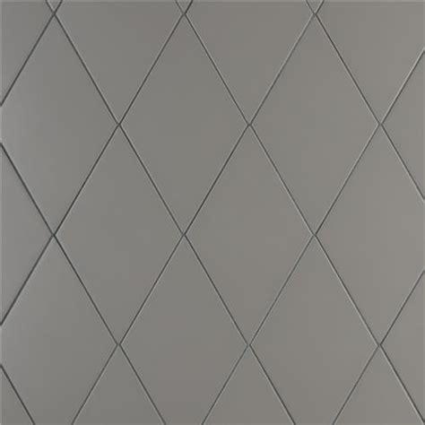 Rhombus Smooth Dark Grey 5 12x9 12 Porcelain Fw Tile