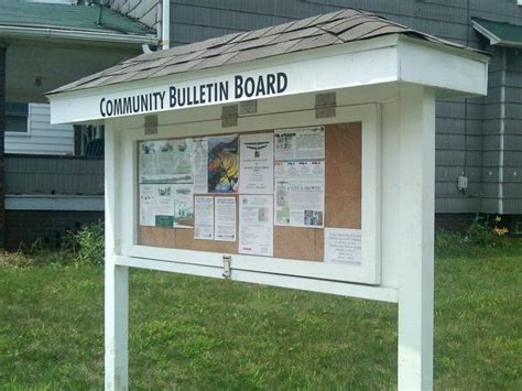 Community Bulletin Board Community Boards Information Board Info