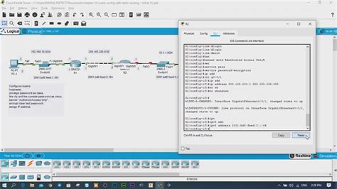 How To Configure Static Route In Cisco Router Youtube