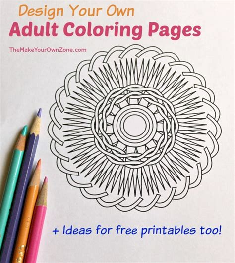 The draw tool on rapid resizer designer and pro version is a great way to create your own designs. Make and Print Your Own Adult Coloring Pages